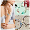 SUNNYCLUE 100Pcs 2 Styles Transparent Glass Beads GLAA-SC0002-48-5