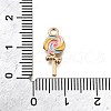 Zinc Alloy Enamel Pendants FIND-U029-01G-13-3