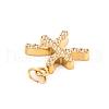 316 Stainless Steel Micro Pave Cubic Zirconia Pendants STAS-K284-01H-G-2