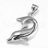 Tarnish Resistant 316 Surgical Stainless Steel Pendants STAS-P039-080P-2