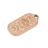 Ion Plating(IP) 304 Stainless Steel Pendants STAS-E182-10RG-2
