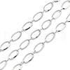 Non-Tarnish 304 Stainless Steel Link Chains CHS-A013-09P-1