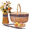 Gorgecraft 4~4.5M Ethnic Style Polyester Lace Trim with Colorful Paillette OCOR-GF0002-39A-5