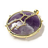 Constellation Natural Amethyst Pendants G-A300-E08-2