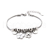 Alloy Beaded Bracelets PW-WG3770E-09-1