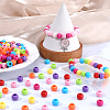 SOFPLATE 400Pcs Acrylic European Beads MACR-SP0001-02-4