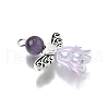 Cat Eye Beads Pendants PALLOY-TA00276-4