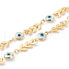 Brass Cobs Chain Necklaces NJEW-JN03457-4