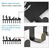 Iron Wall Mounted Hook Hangers HJEW-WH0018-013-4