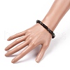 4Pcs Natural Crackle Agate & Indian Agate & Natural Agate & Synthetic Hematite and Coconut Beads Stretch Bracelets Set for Women Men BJEW-JB08937-4