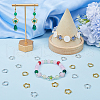SOFPLATE 120Pcs 4 Styles Tibetan Style Alloy Bead Frames TIBE-SP0001-14-4