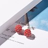 TOHO Japanese Seed Beads Dangle Stud Earrings EJEW-JE04762-01-2