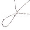 304 Stainless Steel Ring Bracelets BJEW-JB11486-02-4