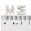 Tarnish Resistant 304 Stainless Steel Letter Charms STAS-O072-M-3
