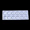 Transparent Glass Cabochons GGLA-R026-18mm-B-6