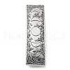 Rectangle with Moon Phase Pattern Alloy Hair Barrettes PHAR-G011-01AS-2