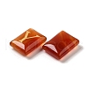 26Pcs Natural Carnelian Healing Rectangle with Letter A~Z Display Decorations G-K335-07C-2