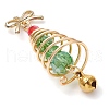 Glass & Alloy Pendants PALLOY-JF02990-03-3