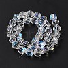Transparent Glass Beads Strands GLAA-F114-02B-10-3