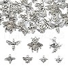 Bees Tibetan Styles Alloy Pendants for Jewelry Making Crafts FIND-YW0005-10-1