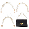 WADORN 3Pcs 3 Style Plastic Imitation Pearl Bead Bag Straps DIY-WR0002-46-1