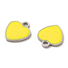304 Stainless Steel Enamel Pendants STAS-M308-16P-01-2