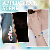 SUNNYCLUE 100Pcs Transparent Acrylic European Beads OACR-SC0001-75-5