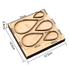 Embossing Wooden Cutting Dies DIY-WH0152-30-2