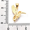 Brass Micro Pave Clear Cubic Zirconia Pendants KK-N268-81G-3