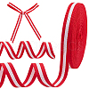 GOMAKERER 25 Yards Polyester Striped Ribbons OCOR-GO0001-29C-1