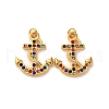 304 Stainless Steel Rhinestone Pendants STAS-U061-13G-02-1