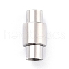 Tarnish Resistant 304 Stainless Steel Magnetic Clasps with Glue-in Ends STAS-F276-04P-1