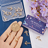 SUNNYCLUE 16Pcs Brass Micro Pave Clear Cubic Zirconia Pendants KK-SC0005-22-3
