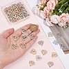 Unicraftale 60Pcs 2 Colors Alloy Pendants FIND-UN0016-34-5