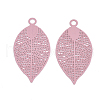 430 Stainless Steel Filigree Pendants STAS-S108-01E-2