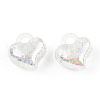 Transparent Crackle Acrylic Pendants MACR-ZX022-29G-5