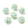 Handmade Polymer Clay Rhinestone Beads FIND-NH0001-15B-1