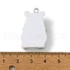 Opaque Resin Pendants RESI-B018-01B-3