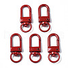 Spray Painted Eco-Friendly Alloy Swivel Snap Hooks Clasps PALLOY-T080-02G-NR-1