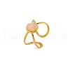 Oval Natural Rose Quartz Ring NY9370-2-2