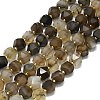 Natural Banded Agate Beads Strand G-I376-A45-01-1