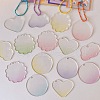 Gradient Style Transparent Acrylic Keychain ZXFQ-PW0001-067F-1