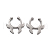 304 Stainless Steel Clip on Nose Rings AJEW-A062-05P-01-4