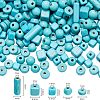 Olycraft 10 Strands 5 Style Synthetic Turquoise Beads G-OC0002-15-2