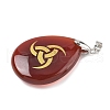 Natural Mixed Gemstone Pendants G-F786-09H-3