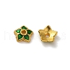 Alloy Enamel Beads Caps FIND-G074-02G-1