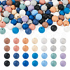  140Pcs 14 Colors Food Grade Eco-Friendly Silicone Beads SIL-TA0001-32-2
