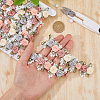 DICOSMETIC 3 Yards Polyester 3D Flower Lace Trim OCOR-DC0001-02-3