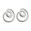 304 Stainless Steel Stud Earrings EJEW-D319-02P-4