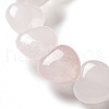 Natural Rose Quartz Beads Strands G-P528-C04-01-4